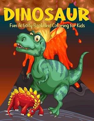 Dinosaur Activity Book And Coloring for Kids