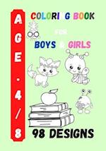 Coloring Book for Boys and Girls