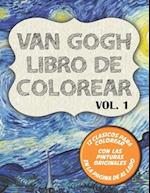 Van Gogh Libro de colorear Vol. 1