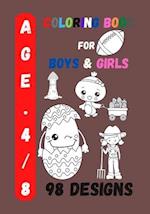 Coloring Book for Boys and Girls