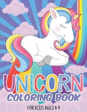 Unicorn Coloring Book For Kids Ages 4-9