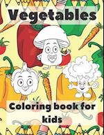 Vegetables Coloring Book For Kids