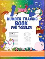 Number Tracing Book For Toddler