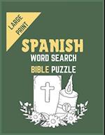 Spanish Word Search Bible Puzzle Large Print