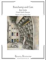 Ronchamp and Cats - Jen Lein - Cross Stitch Pattern
