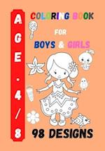 Coloring Book for Boys and Girls