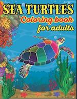 Sea Turtle Coloring Book For Adults