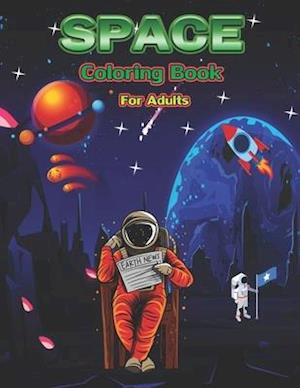 Space Coloring Book for Adults