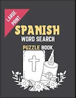WORD SEARCH PUZZLE BOOK LARGE PRINT spanish