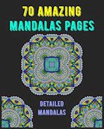 70 amazing mandalas pages detailed mandalas