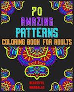 70 amazing patterns coloring book for adults beautiful mandalas