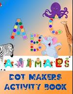 Dot Markers Activity Book ABC Animals