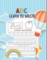 Learn To Write Tracing Letters For Preschoolers 3-6