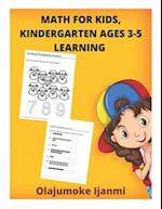Math For Kids, Kindergarten Ages 3-5 Learning