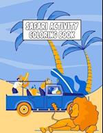 Safari Activity Coloring Book