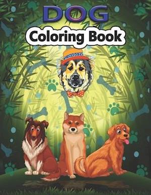 Dog Coloring Book