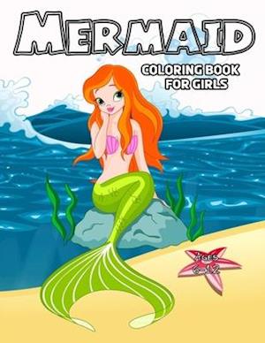 Mermaid Coloring Book For Girls 6-12