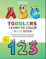 Toddlers Learn to Color Workbook