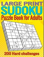 Large print Sudoku Puzzle book for adults