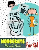 Nonograms Puzzle Book For Kid
