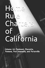 Home Rule Charters of California: Volume 18: Piedmont, Placentia, Pomona, Port Hueneme, and Porterville 