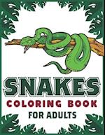Snakes Coloring Book For Adults