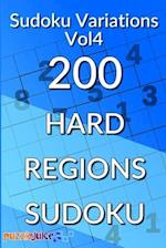 Sudoku Variations Vol4 200 Hard Regions Sudoku