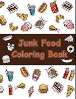 Junk food coloring book