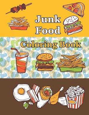 Junk food coloring book
