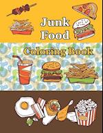 Junk food coloring book