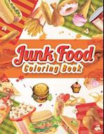 Junk food coloring book