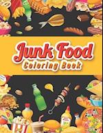 Junk food coloring book