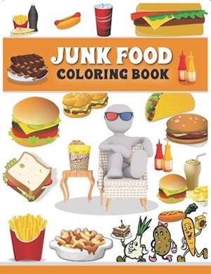 Junk food coloring book