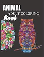 Animal Adult Coloring Book