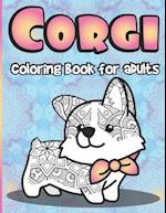 Corgi Coloring Book for Adults