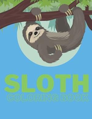 Sloth Coloring Book : 40 cute sloths drawings!