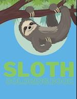 Sloth Coloring Book : 40 cute sloths drawings! 