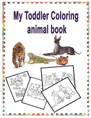 My Toddler Coloring animal book