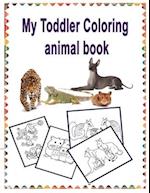 My Toddler Coloring animal book