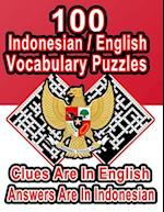 100 Indonesian/English Vocabulary Puzzles