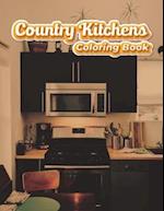 Country Kitchens Coloring Book