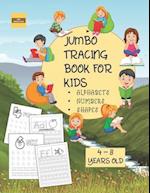 Jumbo Tracing Book For Kids ( Alphabet, Numbers and Shapes)
