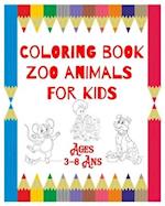 Coloring Book Zoo Animals