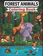 Forest Animals Coloring Book