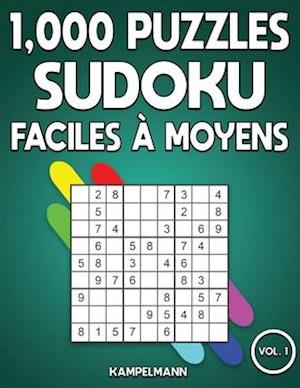 1000 puzzles Sudoku faciles à moyens