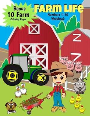 Farm Life Numbers 1-10 Workbook