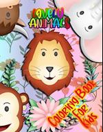 Lovely Animals Coloring Book for Kids