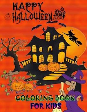 Happy Halloween Coloring Book for Kids