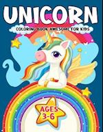 Unicorn Coloring Book Awesome For Kids 3-6