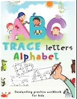 trace letters alphabet handwriting practice workbook for kids